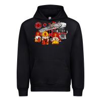 Black fire truck gnomes Urban Hoodie - Artiststas