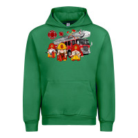 Emerald fire truck gnomes Urban Hoodie - Artiststas