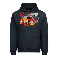 Navy fire truck gnomes Urban Hoodie - Artiststas