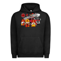 Pigment Black fire truck gnomes Urban Hoodie - Artiststas