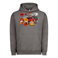 Pigment Tornado fire truck gnomes Urban Hoodie - Artiststas