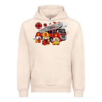 Sandshell fire truck gnomes Urban Hoodie - Artiststas
