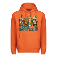 Carrot moody before coffee longhaired cow coffee Premium Hoodie - Jasminsmagicworld