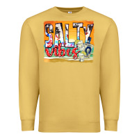 Antique Gold salty vibes Premium Sweatshirt - texasbilliewilder
