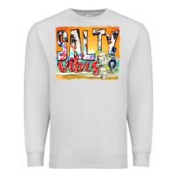 Dove Grey salty vibes Premium Sweatshirt - texasbilliewilder