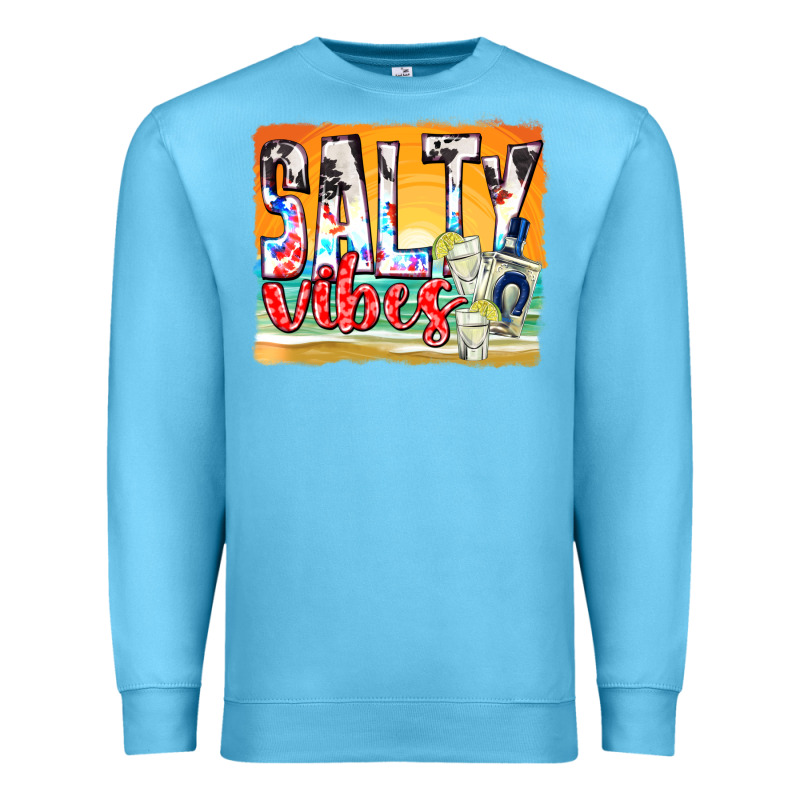 Salty Vibes Premium Sweatshirt by texasbilliewilder | Teevron