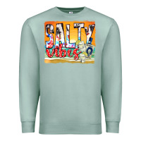 Seafoam salty vibes Premium Sweatshirt - texasbilliewilder