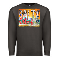 Smoke salty vibes Premium Sweatshirt - texasbilliewilder