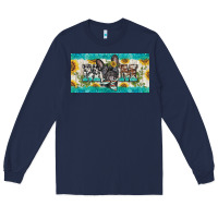 Navy french bulldog mom license plate template Long Sleeve Tee - BarkalooDesign