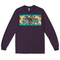 Plum french bulldog mom license plate template Long Sleeve Tee - BarkalooDesign