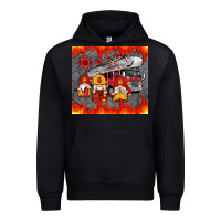 Black fire truck gnomes Urban Hoodie - Artiststas
