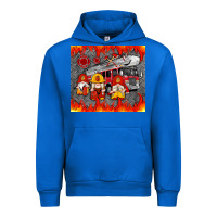 Cobalt fire truck gnomes Urban Hoodie - Artiststas
