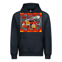 Navy fire truck gnomes Urban Hoodie - Artiststas