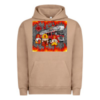 Pigment Burro fire truck gnomes Urban Hoodie - Artiststas