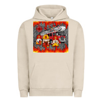 Pigment French Oak fire truck gnomes Urban Hoodie - Artiststas
