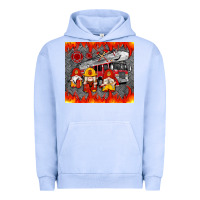 Pigment Grape Ice fire truck gnomes Urban Hoodie - Artiststas