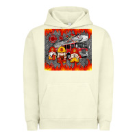 Pigment Pistachio fire truck gnomes Urban Hoodie - Artiststas