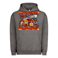 Pigment Tornado fire truck gnomes Urban Hoodie - Artiststas