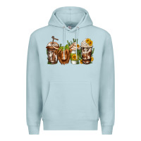 Blue Mist longhaired cow coffee Premium Hoodie - Jasminsmagicworld