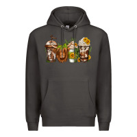 Smoke longhaired cow coffee Premium Hoodie - Jasminsmagicworld