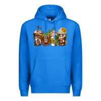 True Royal longhaired cow coffee Premium Hoodie - Jasminsmagicworld