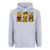 Heather Grey sunflower gnomies Heavyweight Hoodie - texasbilliewilder