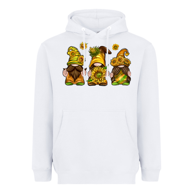 Sunflower Gnomies Heavyweight Hoodie by texasbilliewilder | Teevron