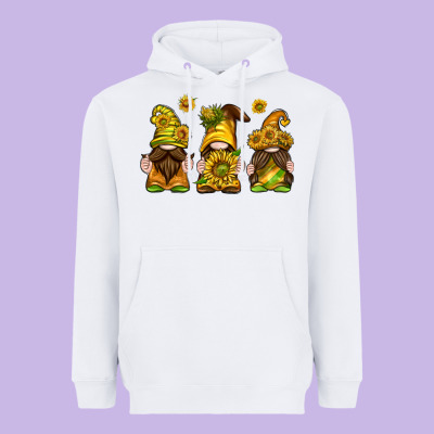 Heavyweight Hoodie sunflower gnomies