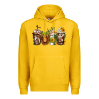 Lemon longhaired cow coffee Premium Hoodie - Jasminsmagicworld