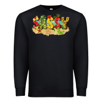 Black sassy beach Premium Sweatshirt - texasbilliewilder