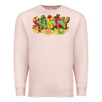 Pale Pink sassy beach Premium Sweatshirt - texasbilliewilder