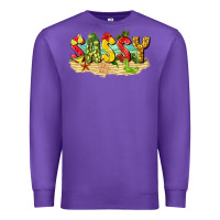 Purple sassy beach Premium Sweatshirt - texasbilliewilder