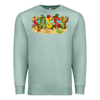 Seafoam sassy beach Premium Sweatshirt - texasbilliewilder