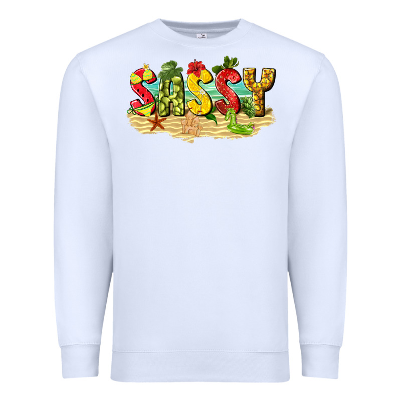 Sassy Beach Premium Sweatshirt by texasbilliewilder | Teevron