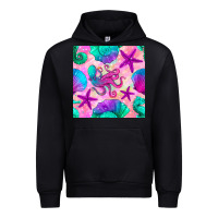 Foreset Green summer beach seamless pattern Urban Hoodie - BundleAndBundleShop