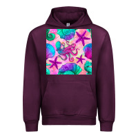 Mauve Wine summer beach seamless pattern Urban Hoodie - BundleAndBundleShop