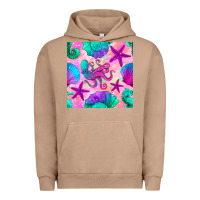Pigment Burro summer beach seamless pattern Urban Hoodie - BundleAndBundleShop