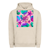 Pigment French Oak summer beach seamless pattern Urban Hoodie - BundleAndBundleShop