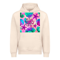 Sandshell summer beach seamless pattern Urban Hoodie - BundleAndBundleShop