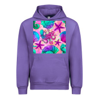Tulip summer beach seamless pattern Urban Hoodie - BundleAndBundleShop