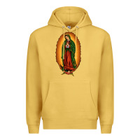 Antique Gold our lady of Guadalupe Premium Hoodie - JahusDesignShop