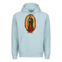 Blue Mist our lady of Guadalupe Premium Hoodie - JahusDesignShop