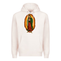 Pale Pink our lady of Guadalupe Premium Hoodie - JahusDesignShop