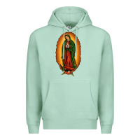 Seafoam our lady of Guadalupe Premium Hoodie - JahusDesignShop