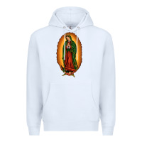White our lady of Guadalupe Premium Hoodie - JahusDesignShop