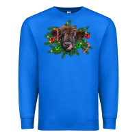 True Royal Christmas highland calf Premium Sweatshirt - RanaPortraitStore
