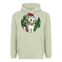 Matcha husky and farm ornament Heavyweight Hoodie - RanaPortraitStore
