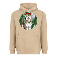 Mushroom husky and farm ornament Heavyweight Hoodie - RanaPortraitStore