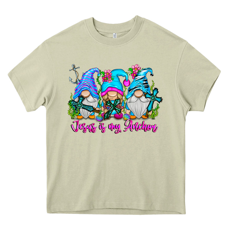 Jesus Is My Anchor Heavy Core Tee by CowhideDigitalArt | Teevron