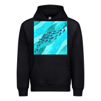 Black fish and sea seamless pattern Urban Hoodie - BundleAndBundleShop